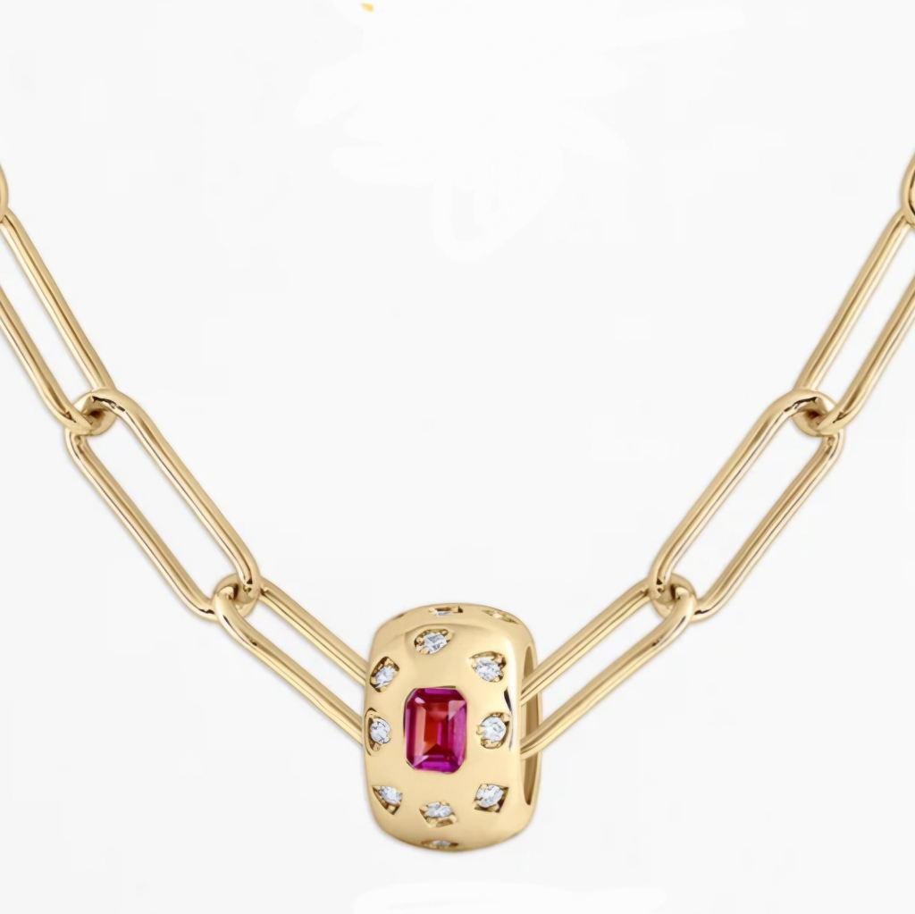 Daniela Swaebe Birthstone Necklace